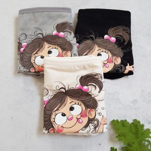 شورت های ملک بانو طرح دخترک شیطون